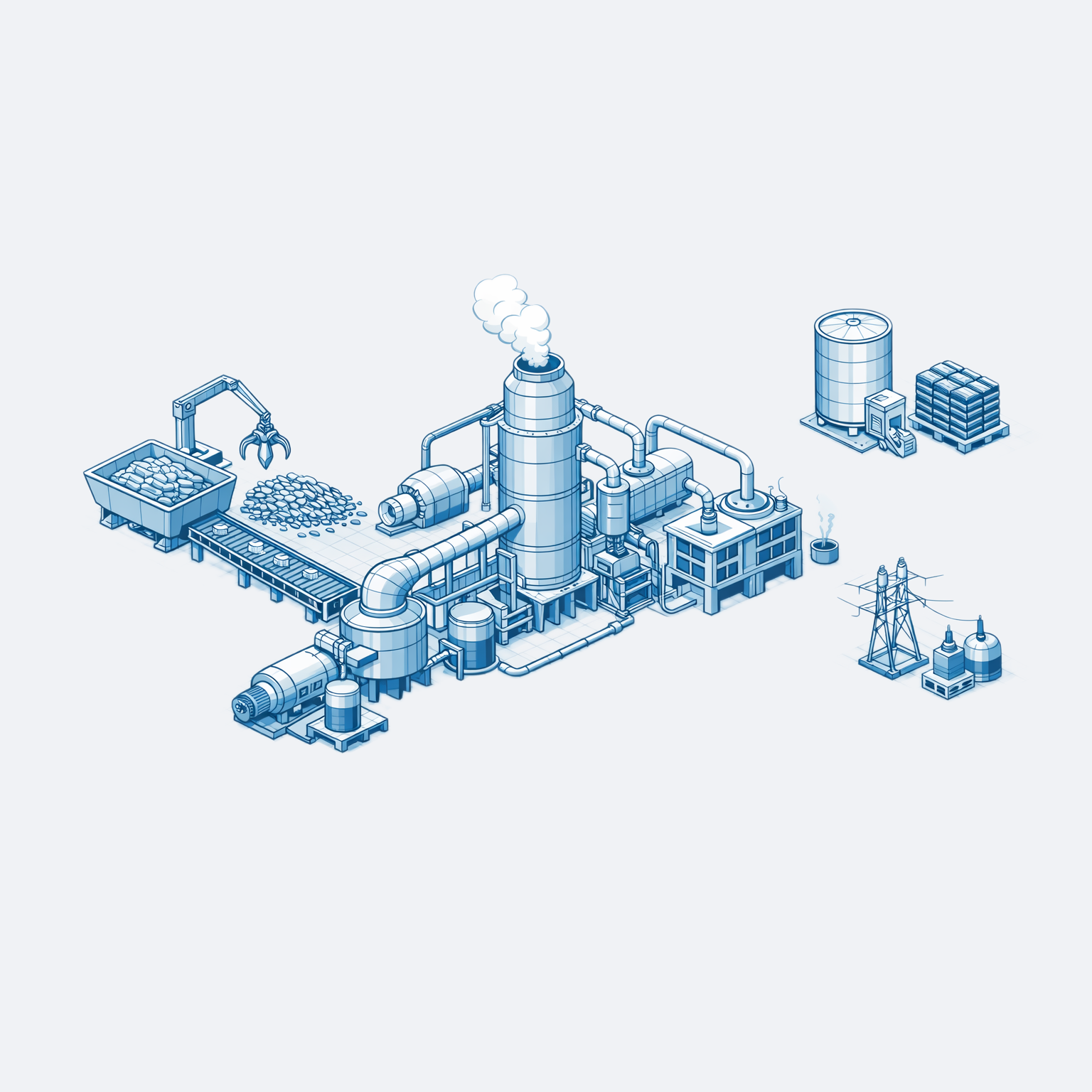 Close up of precision industrial components